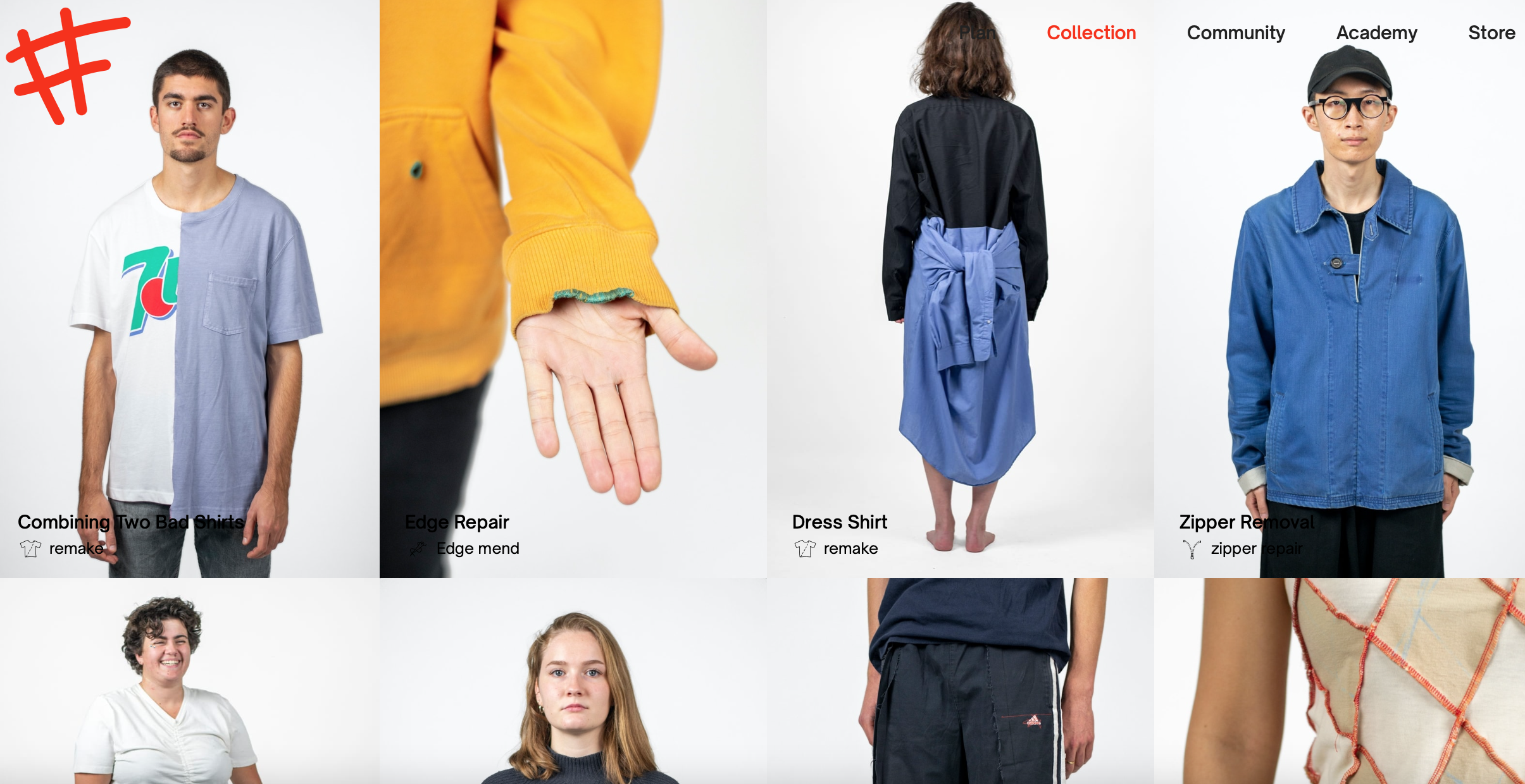 Degrowth? Collection at the Fixing Fashion website